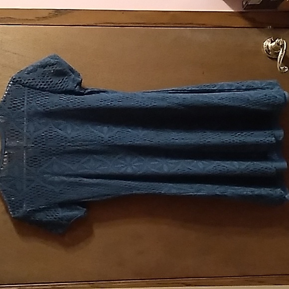 Cloud 8 Blue Lace Dress 2 Piece - Picture 3 of 7